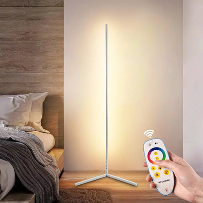 Dimmbare LED-Stehlampe 142 cm mit Fernbedienung