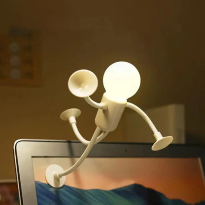 Flexible LED-Figurenlampe 18 cm mit Saugnäpfen