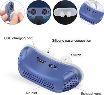 Tragbares Mikro-CPAP-Gerät gegen Schnarchen