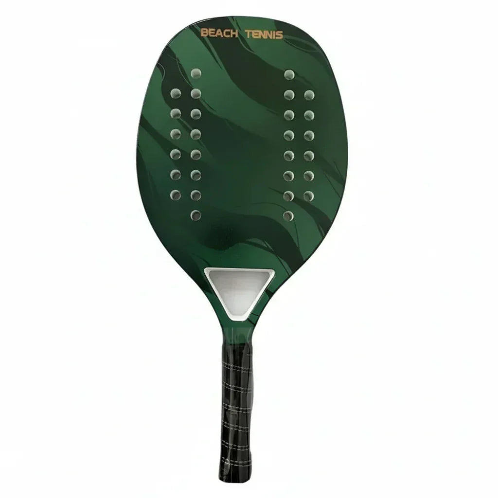 Gestromtes Beach-Tennis-Racket mit Tasche