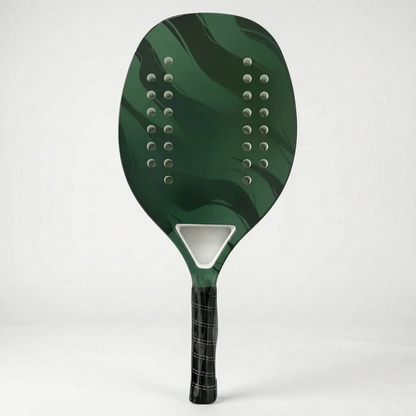 Gestromtes Beach-Tennis-Racket mit Tasche