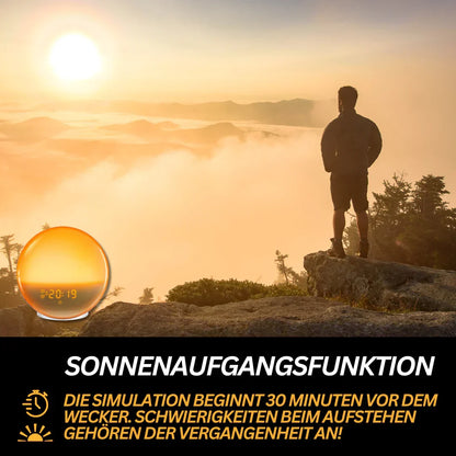 Lichtwecker mit Naturgäuschen und Sonnenaufgangssimulation