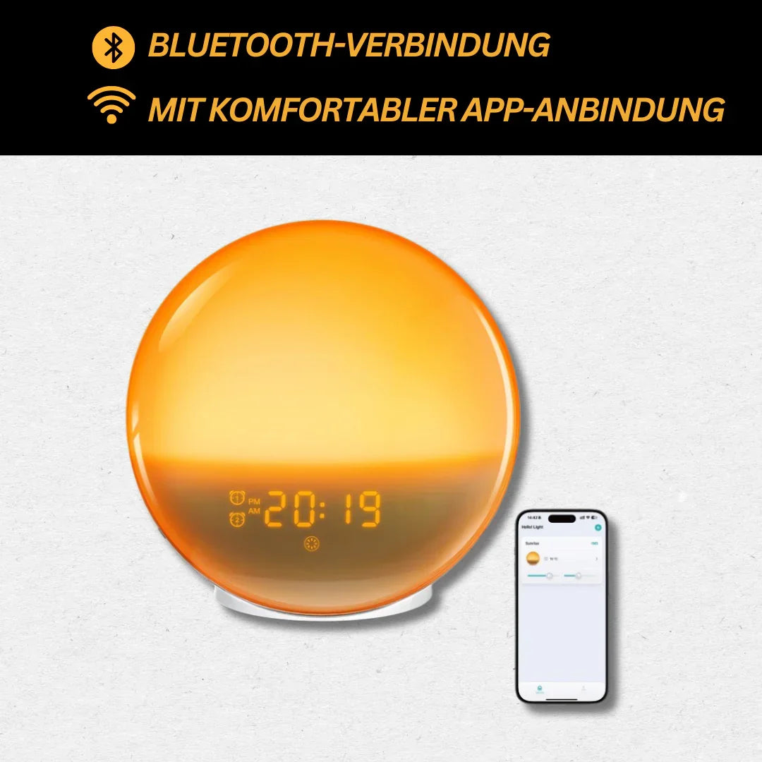 Lichtwecker mit Naturgäuschen und Sonnenaufgangssimulation