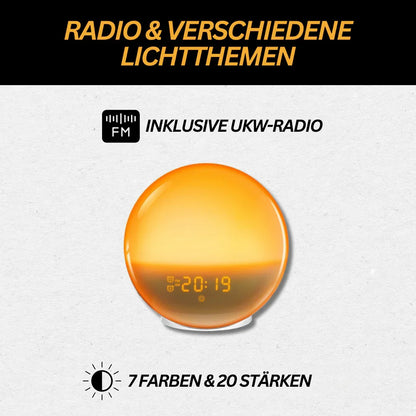 Lichtwecker mit Naturgäuschen und Sonnenaufgangssimulation