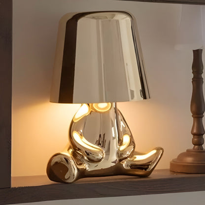 Moderne LED-Tischleuchte mit Skulptur und Akku | SKU_1783981544016_353