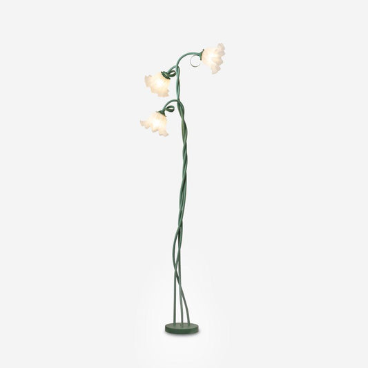 Design-Stehleuchte in Blumenform aus Metall 170 cm