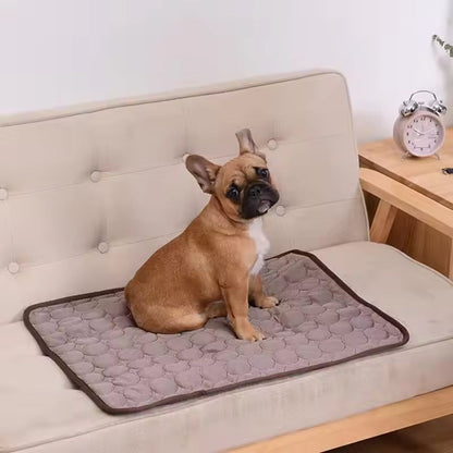 Rechteckige Selbstkühlende Hundematte mit Steppmuster