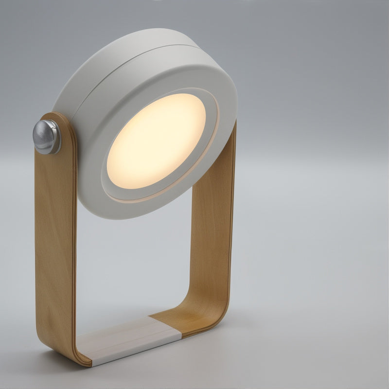 Dimmbare LED-Tischleuchte mit USB-Ladeanschluss und 360-Grad-Drehkopf