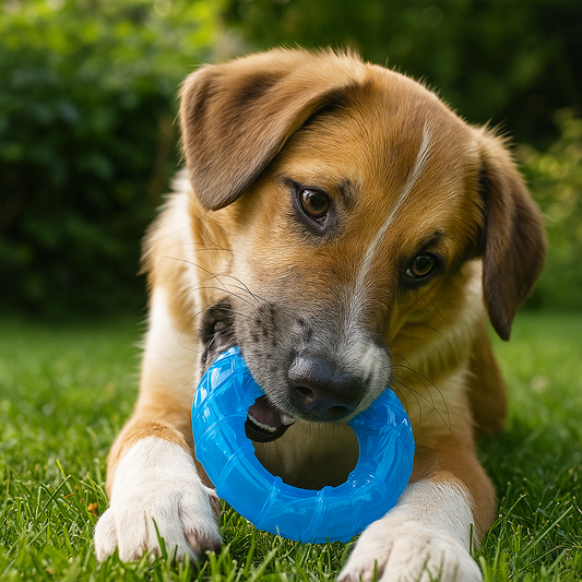 Kühlendes Kauspielzeug für Hunde mit Wasserfüllung