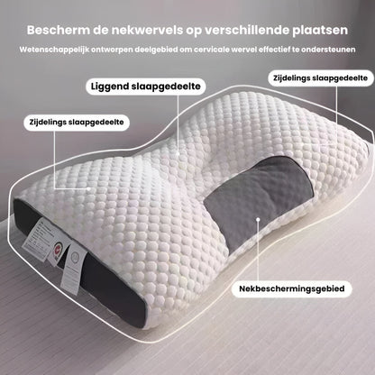 Ergonomisches Schlafkissen mit Nackenstütze 48 x 74 cm