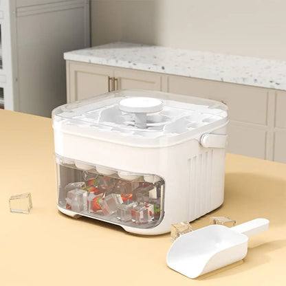Eiswürfelbereiter mit praktischer Schublade
