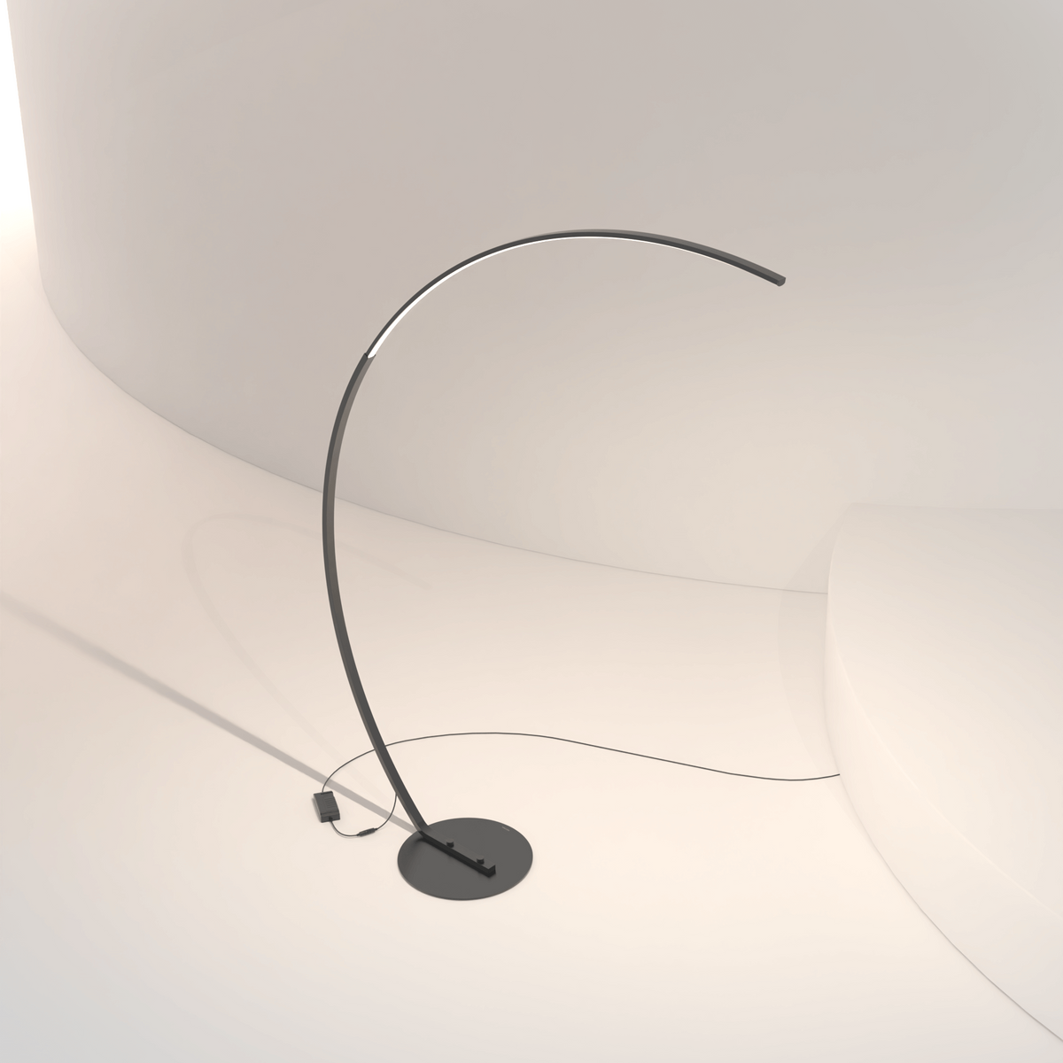 Dimmbare LED-Bogenlampe 170 cm mit Fußschalter
