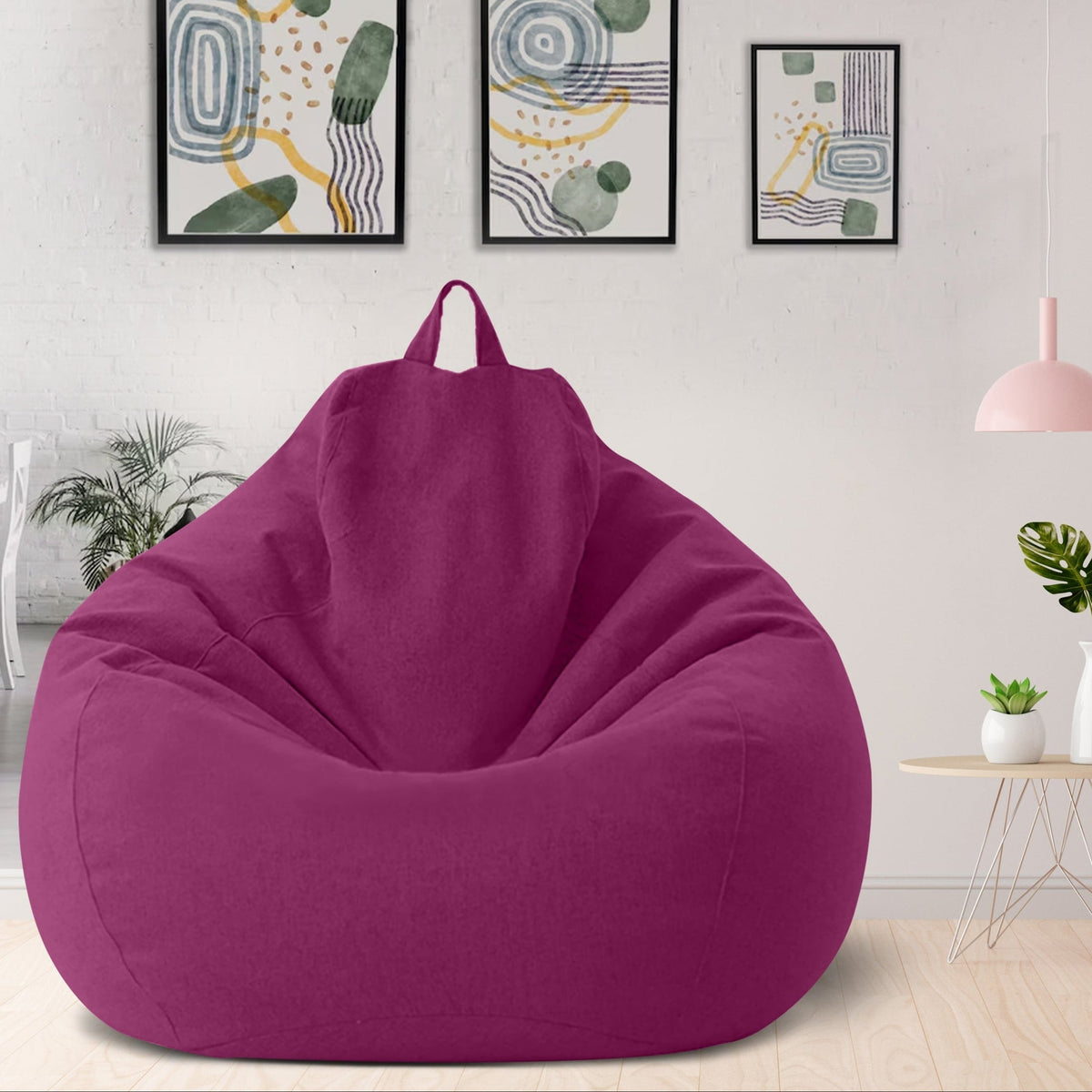 Ergonomische Sitzsackhülle aus Polyester mit Reißverschluss