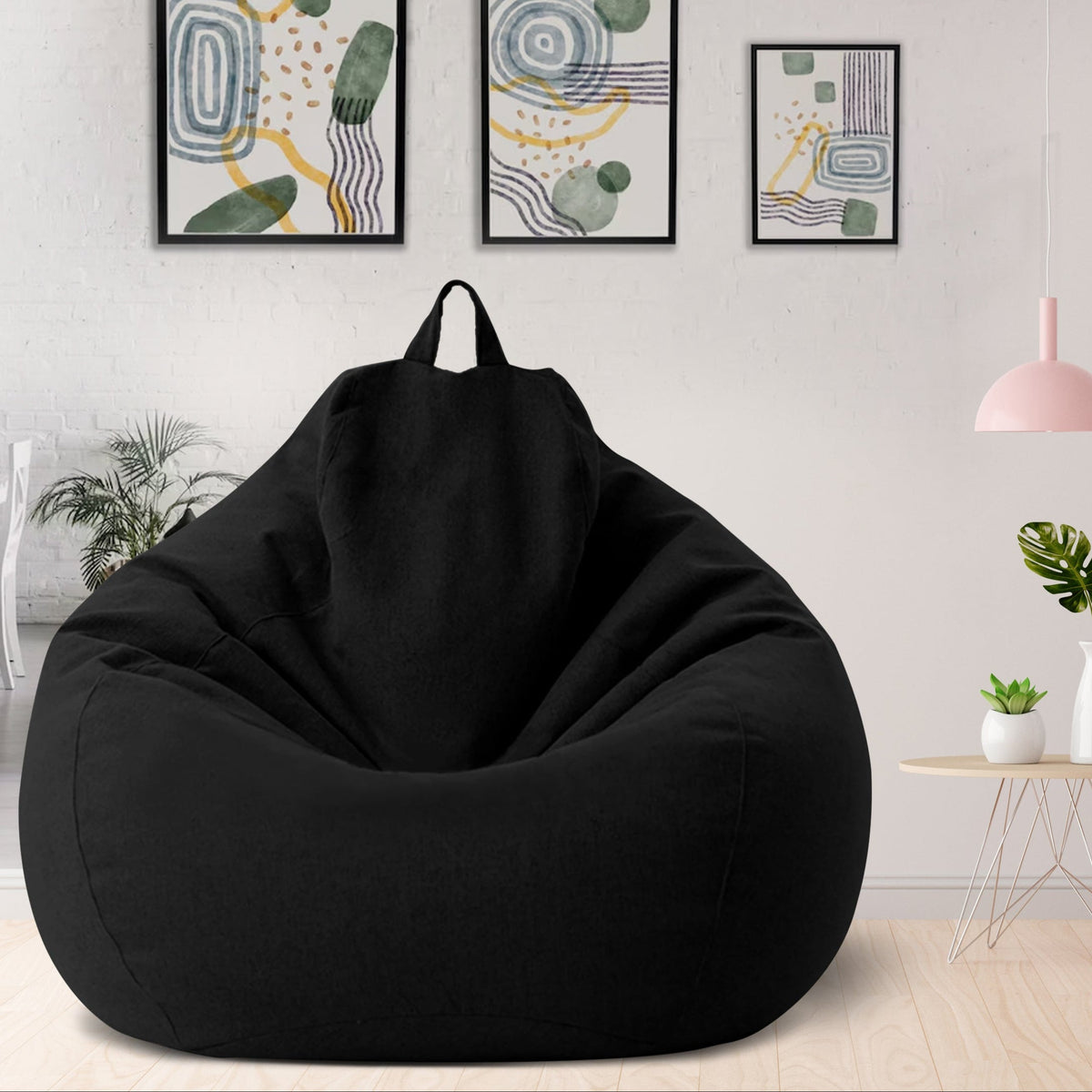 Ergonomische Sitzsackhülle aus Polyester mit Reißverschluss