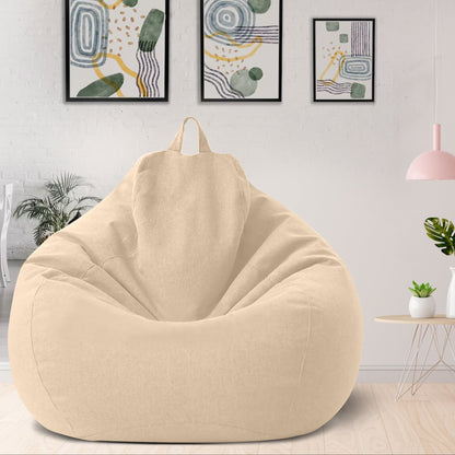Ergonomische Sitzsackhülle aus Polyester mit Reißverschluss