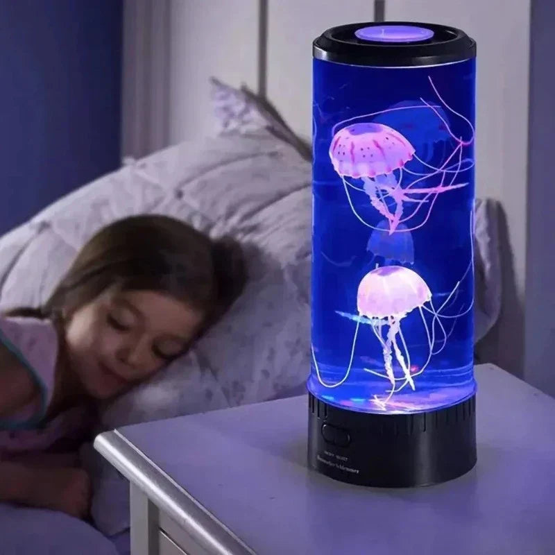 LED-Qualle-Tischlampe mit Farbwechsel