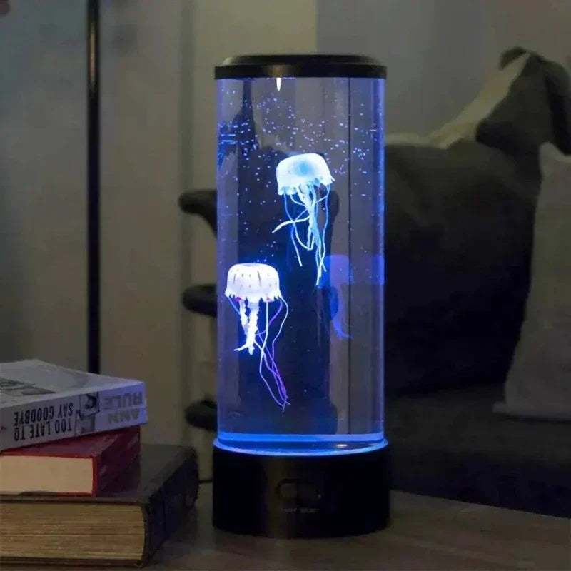 LED-Qualle-Tischlampe mit Farbwechsel