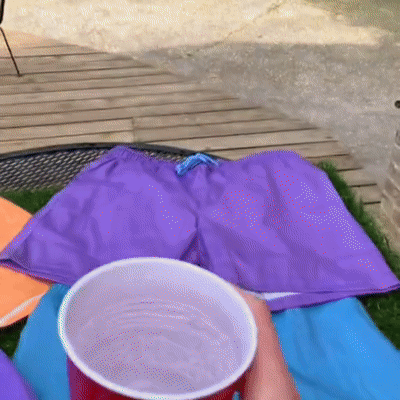 Farbwechselnde Badehose mit Kordelzug