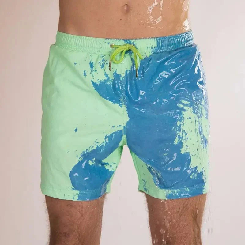 Farbwechselnde Badehose mit Kordelzug