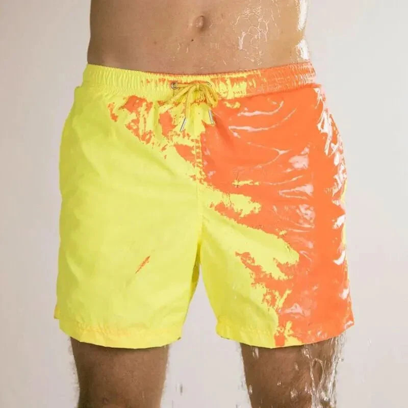 Farbwechselnde Badehose mit Kordelzug