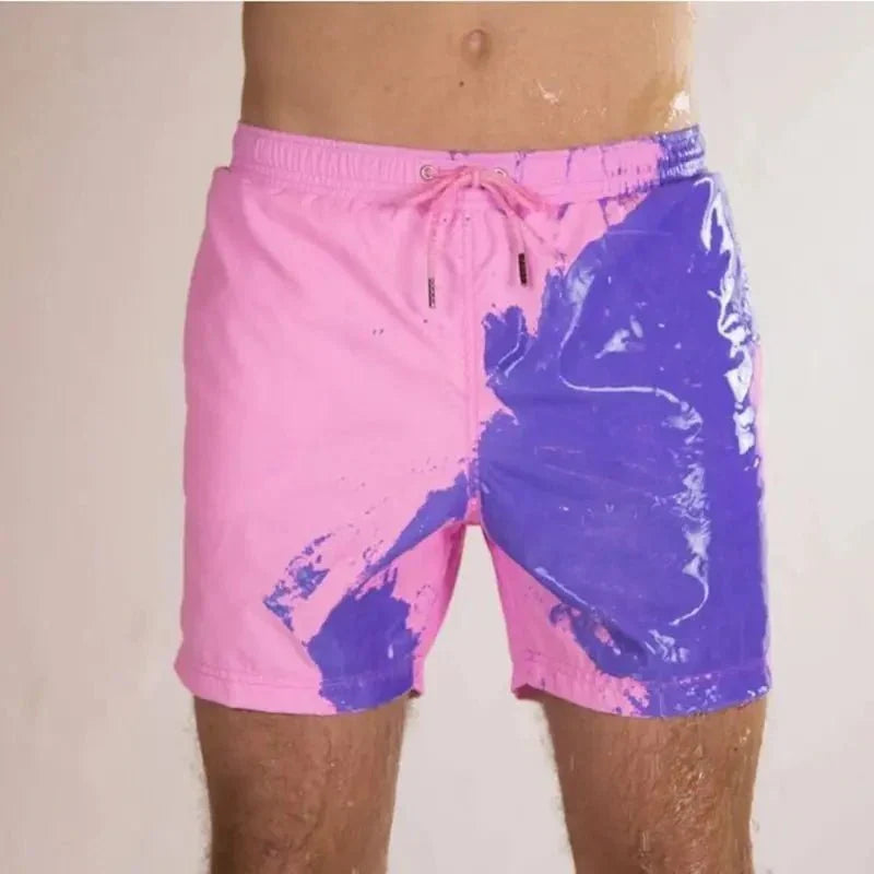 Farbwechselnde Badehose mit Kordelzug