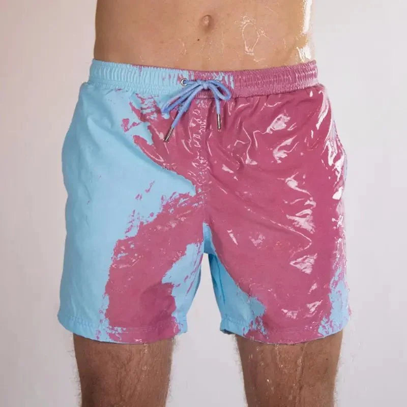 Farbwechselnde Badehose mit Kordelzug