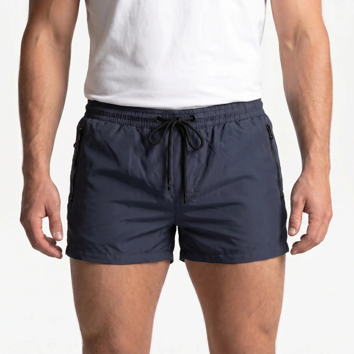 Kurze Badehose mit Reißverschlusstaschen