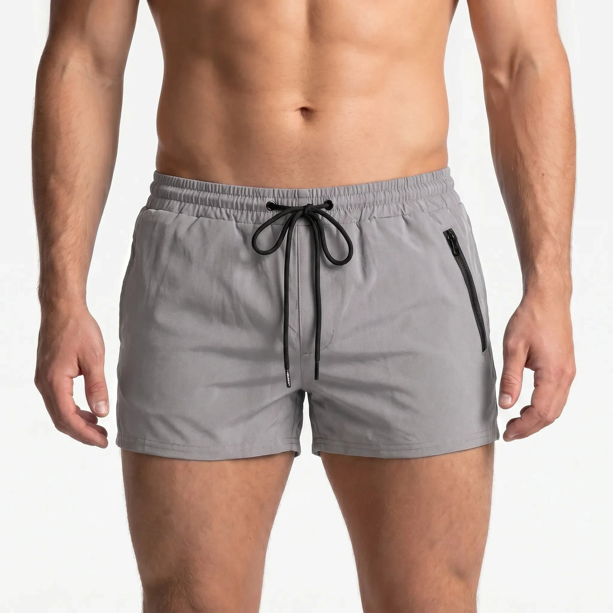 Kurze Badehose mit Reißverschlusstaschen