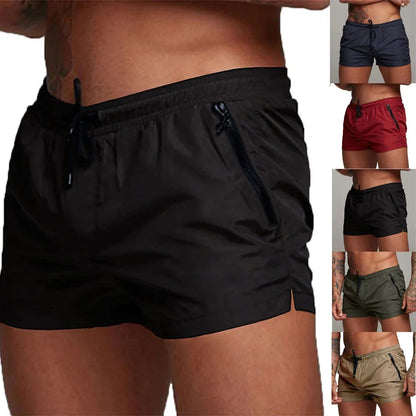 Kurze Badehose mit Reißverschlusstaschen