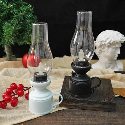 LED-Laterne mit Flackereffekt und Batteriebetrieb