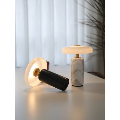 Dimmbare LED-Tischleuchte aus Marmor mit Akku PINT-104521