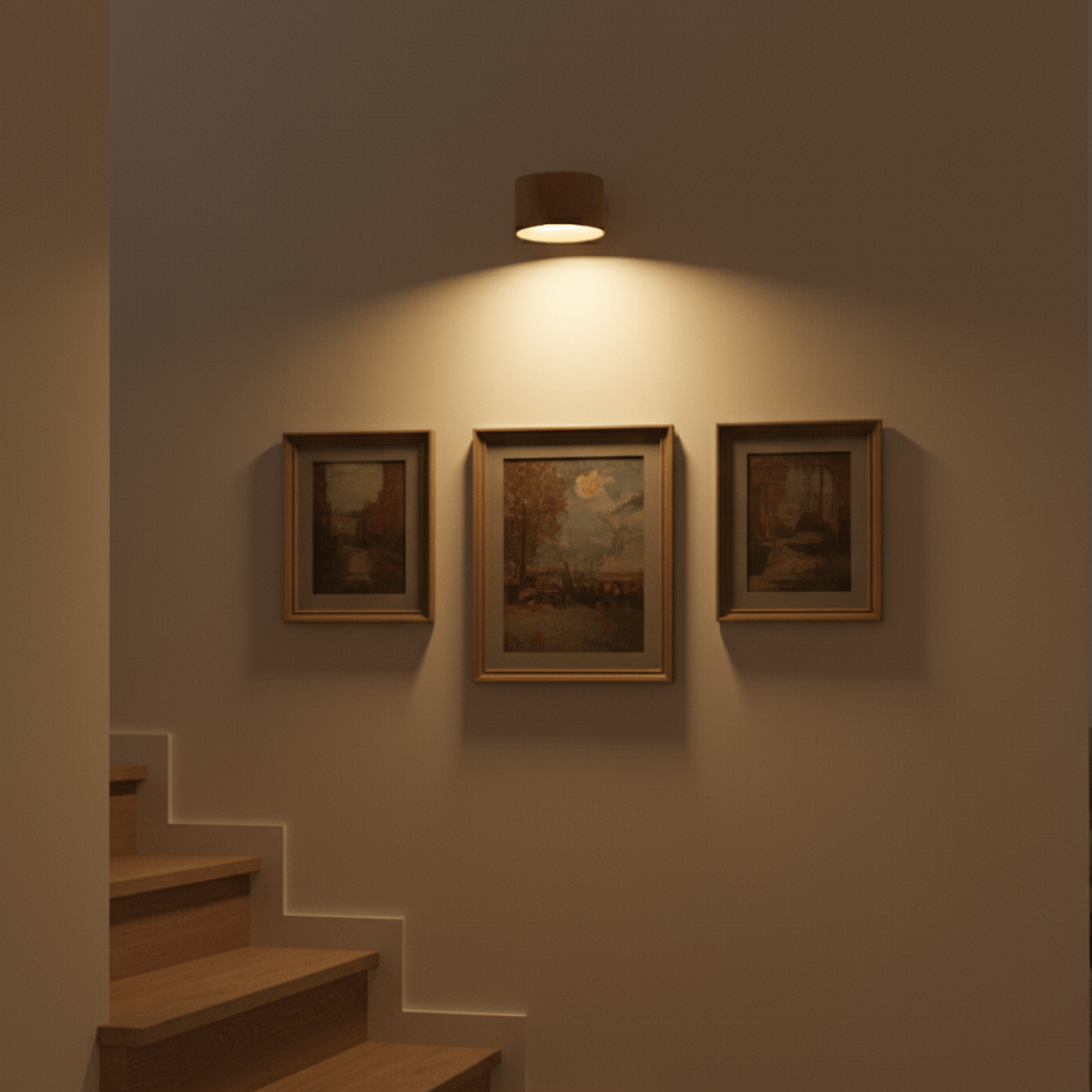 Kabellose LED-Wandleuchte mit Fernbedienung