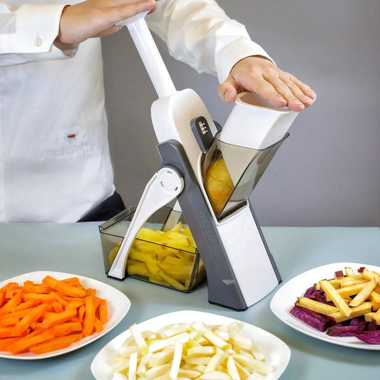 Verstellbare Gemüsehobel-Mandoline mit 8 Stufen