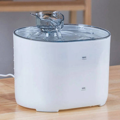 Automatische Stille Katzen-Trinkbrunnen 2,2 l mit Zirkulation