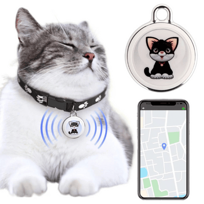 Kompakter Bluetooth-Tracker für Haustiere mit Tonsignal