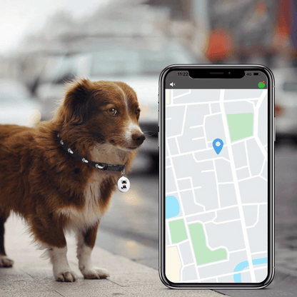 Kompakter Bluetooth-Tracker für Haustiere mit Tonsignal