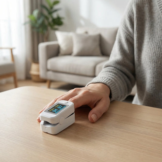 Digitales Finger-Pulsoximeter mit OLED-Display