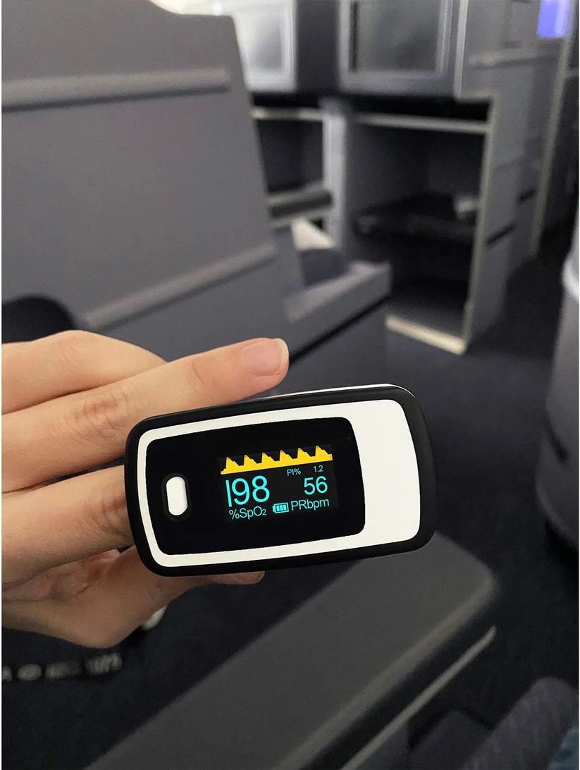 Digitales Finger-Pulsoximeter mit OLED-Display