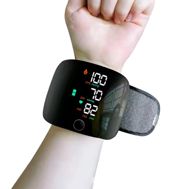 Digitales Handgelenk-Blutdruckmessgerät mit LED-Display