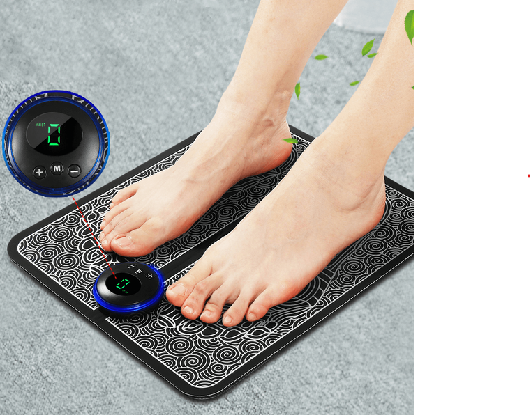 Elektrische EMS-Fußmassagematte mit 9 Intensitätsstufen
