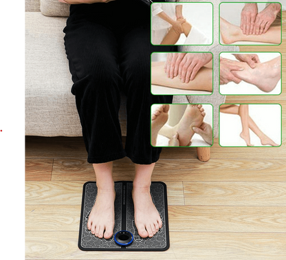 Elektrische EMS-Fußmassagematte mit 9 Intensitätsstufen