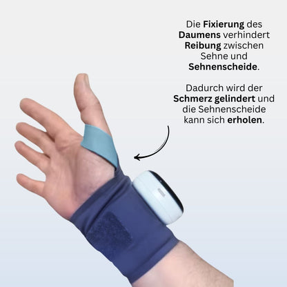 Elektrische Handgelenkbandage mit Wärmefunktion
