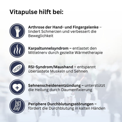Elektrische Handgelenkbandage mit Wärmefunktion