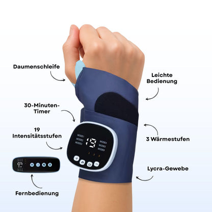 Elektrische Handgelenkbandage mit Wärmefunktion