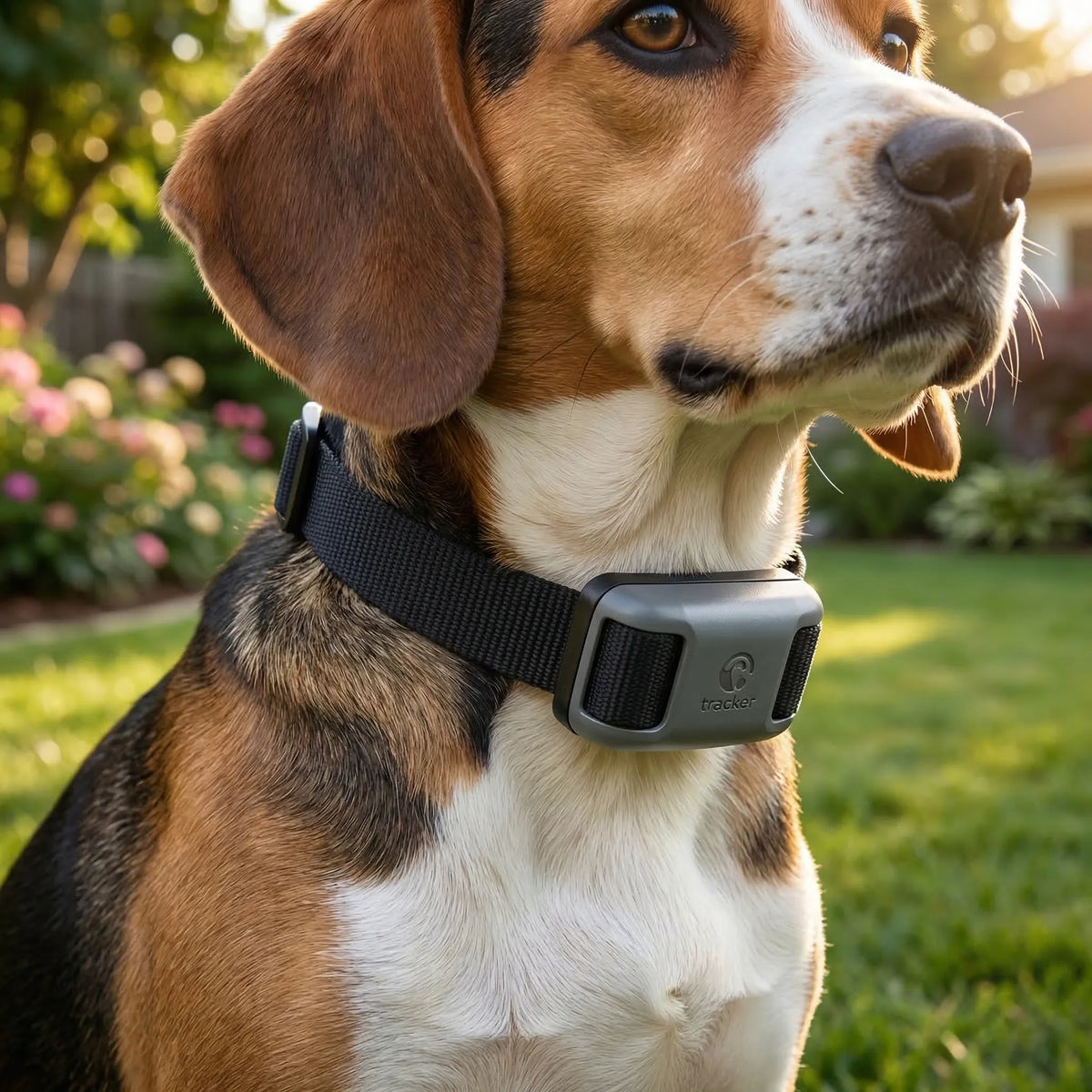 GPS-Tracker-Halsband mit Echtzeit-Ortung
