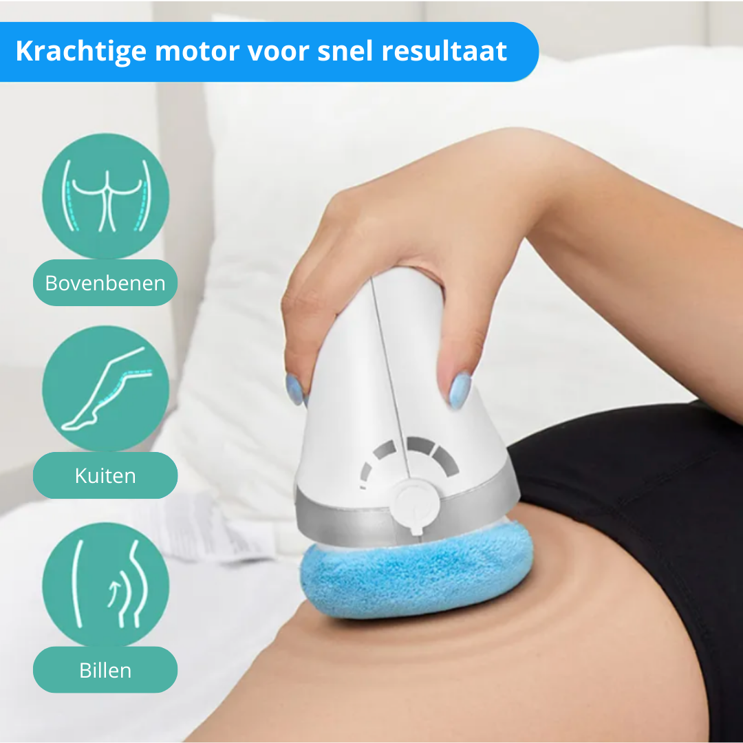 Handmassagegerät mit Vibration und austauschbaren Tüchern