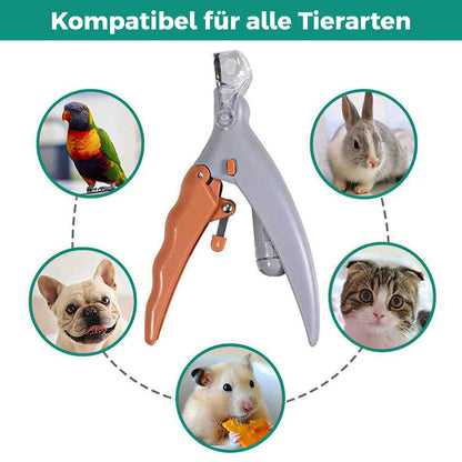 LED-Krallenschere für Hunde und Katzen mit Sicherheitslicht