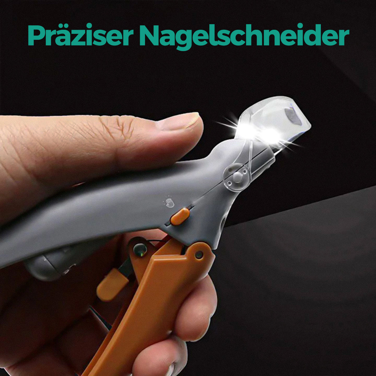 LED-Krallenschere für Hunde und Katzen mit Sicherheitslicht