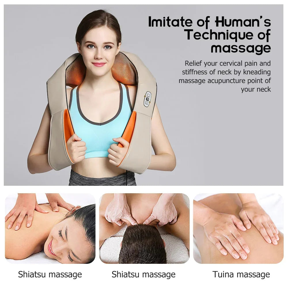 Shiatsu-Massagekissen mit Wärmefunktion