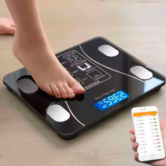 Smarte Bluetooth-Personenwaage mit BMI-Analyse 180 kg